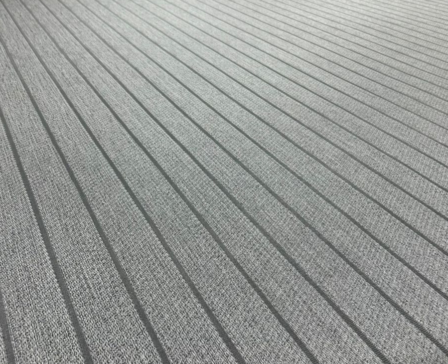 Premium Woven Vinyl Flooring Installed on Pontoon Boat Deck
